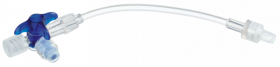 Кран 3-ходовой Дискофикс С с Сэйффлоу 360° синий линия 50 см купить оптом в Брянске