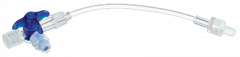 Кран 3-ходовой Дискофикс С с Сэйффлоу 360° синий линия 75 см купить в Брянске