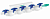 Блок из 5 кранов Дискофикс C (синие) линия 150 см купить в Брянске