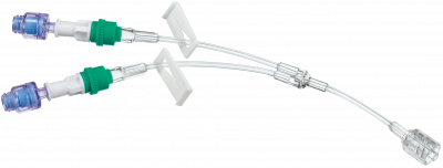 Удлинительная Y-линия с 2-мя коннекторами Сэйффлоу и возвратным клапаном 12 см купить оптом в Брянске